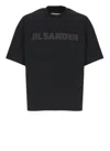 Jil Sander Men's Cotton T Shirt In Black