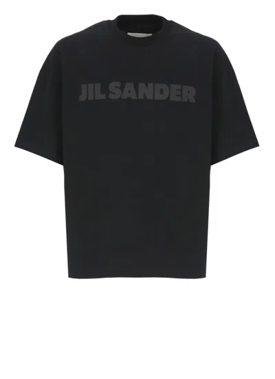 Jil Sander Black Cotton T-shirt