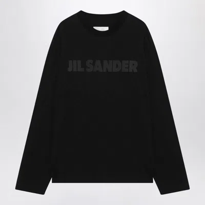 Jil Sander Black Cotton T-shirt