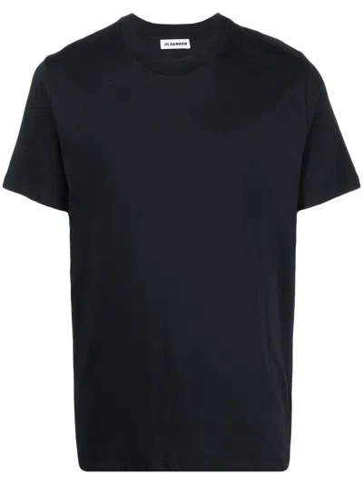 Jil Sander Black Cotton T-shirt