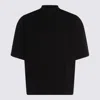 Jil Sander M-clarksvillex Black Stretch Ribbed Jersey Bandeau Top