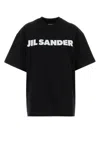Jil Sander Black Cotton T-shirt In Black