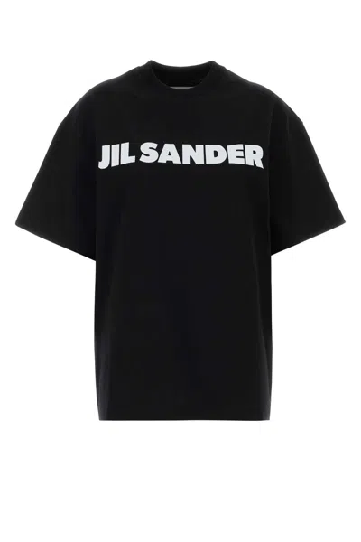 Jil Sander Black Cotton T-shirt