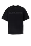 Jil Sander Cotton Jersey T-shirt With Logo In Black