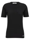 Jil Sander Classic T-shirt In Black