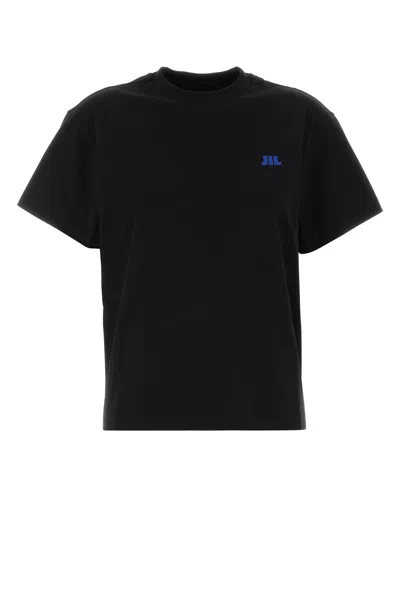 Jil Sander Black Cotton T-shirt