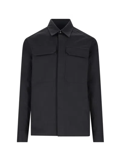 Jil Sander Men's Wool Shirt In Black