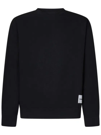 Jil Sander Black Crew-neck Sweatshirt