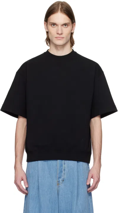 Jil Sander Black Crew-neck T-shirt In 001 Black