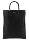 Jil Sander Shopping Bag In Black