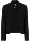 Jil Sander Wool Blazer Structured Silhouette Cropped Design In Multi