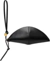 Jil Sander Black Curve Medium Clutch In Black