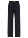 Jil Sander Denim Jeans With Back Pocket And Belt Loops In Black