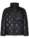 Jil Sander Diamond-quilted Recycled Nylon Down Jacket In Black