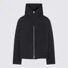 Jil Sander Boxy Fit Down Jacket W/hood In Black