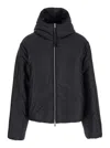 Jil Sander High Neck Puffer Down Jacket In Black