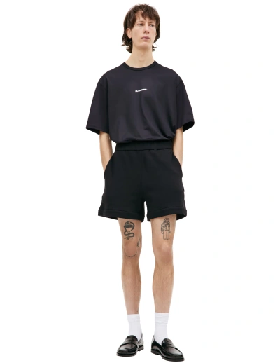 Jil Sander Black Drawstring Shorts