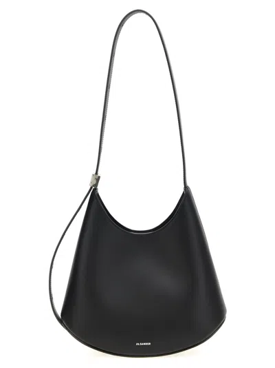 JIL SANDER BLACK ELDORADO SHOULDER BAG