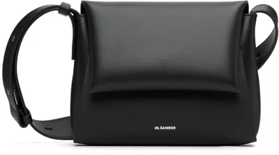 Jil Sander Black Envelope Messenger Mini Bag