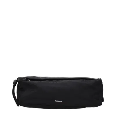 Jil Sander Black Fabric Backpack