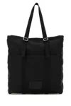 Jil Sander Black Fabric Shopping Bag