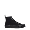 Jil Sander Black Fabric Sneakers