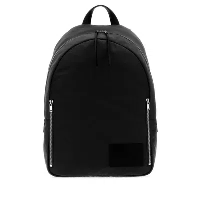 Jil Sander Black Fabric Urban Backpack 001 Zaini