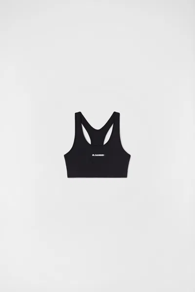 Jil Sander Black Fibres Tank Women's Tops