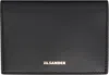 Jil Sander Black Flat Card Holder In Black