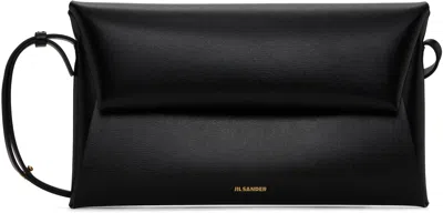 Jil Sander Black Folded Small Bag In 001 Black