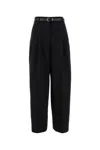 Jil Sander Autry White Leather Medalist Sneakers In Black
