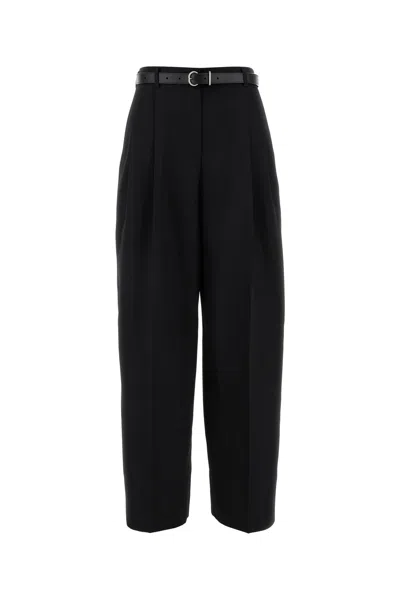 JIL SANDER JIL SANDER BLACK GABARDINE PANT