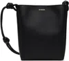 JIL SANDER BLACK GIRO CROSSBODY SMALL BAG