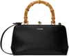Jil Sander Goji Bamboo-handle Mini Bag In 001 Nero