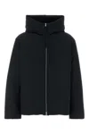 Jil Sander Men Black Polyester Down Jacket In Black