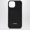 Jil Sander Black Iphone 15 Pro Cover With Logo In Black