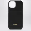 Jil Sander Logo Embossed Iphone 15 Leather Case