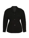 Jil Sander Double Face Technical Jacket In Black