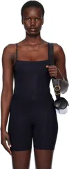 Jil Sander Black Jersey Bodysuit In 001 Black