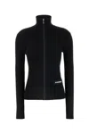 Jil Sander Knitted Cardigan In Black