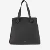 Jil Sander Black Knot Medium Tote In Black