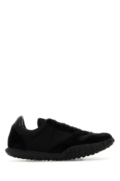 Jil Sander Black Lace Up Sneakers