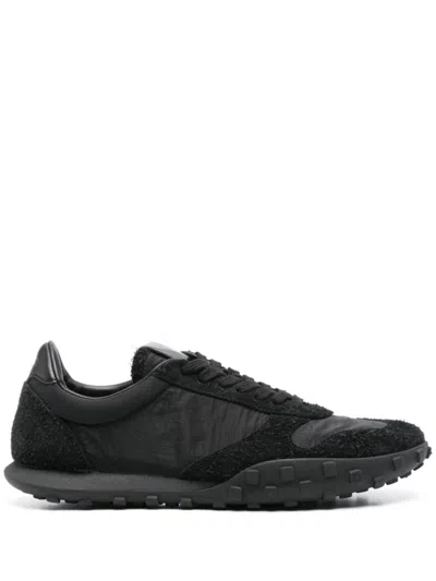 JIL SANDER BLACK LACE UP SNEKAERS