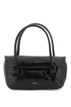 Jil Sander Black Leather Bag In 1