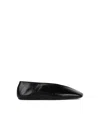 Jil Sander Woman Ballet Flats Black Size 10 Soft Leather In Black
