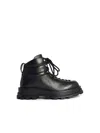 Jil Sander Leather Ankle Boots Men In Black