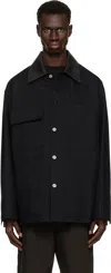 Jil Sander Cotton Twill Jacket In 010 Magnet