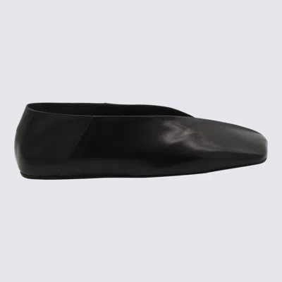 Jil Sander Flats In Black