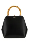 Jil Sander Goji Bamboo Crocodile-embossed Tote Bag