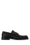 Jil Sander Leather Loafers In Black